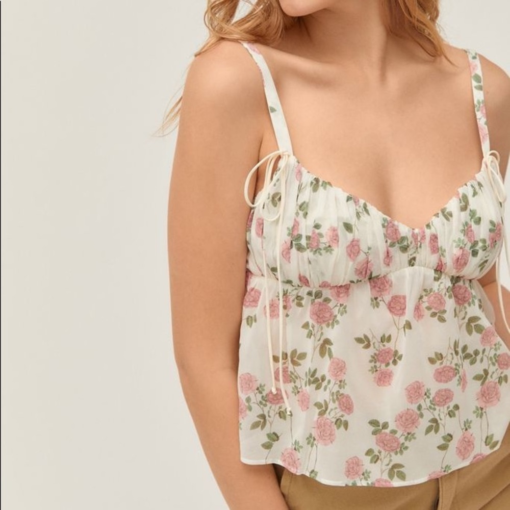 SOLD for love and lemons | biscotti floral tank
